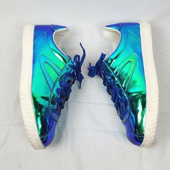 Tretorn Camden 5 Aqua Iridescent Sneaker - Picture 4 of 8